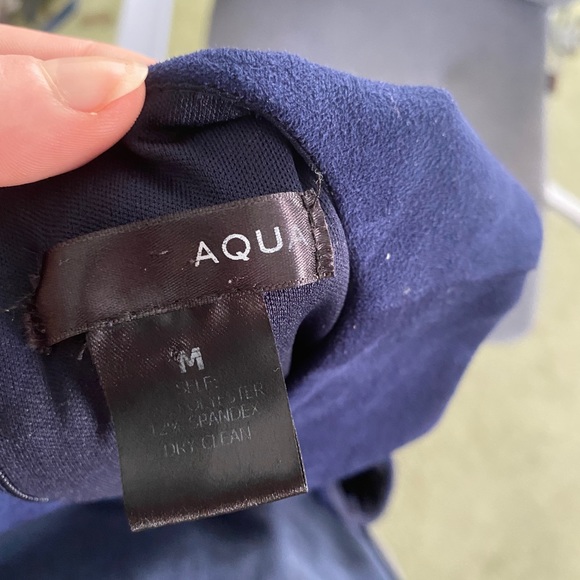 Aqua Faux Suede Dress - Picture 3 of 3